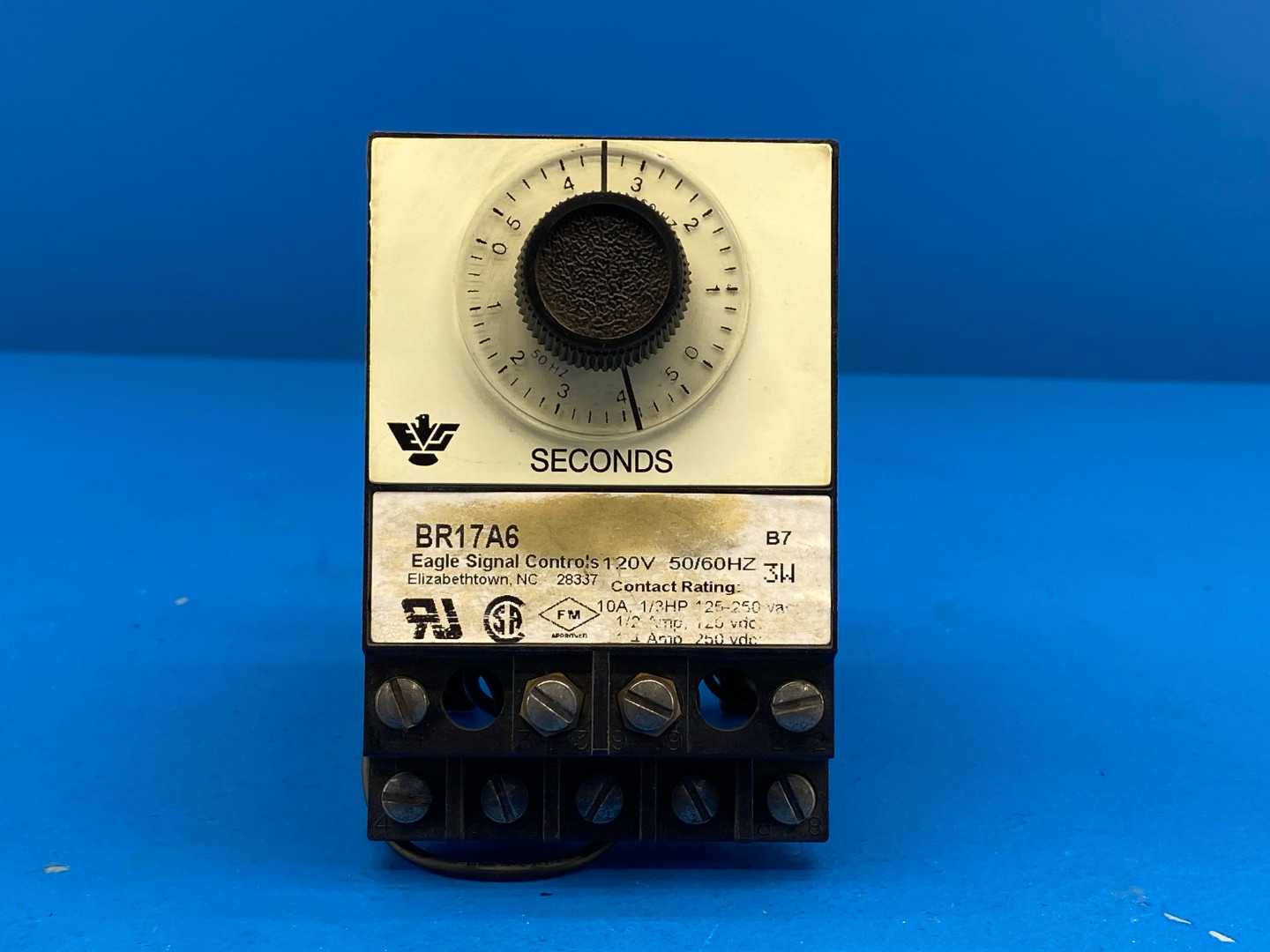 Danaher Eagle Signal BR17A6 Reset Timer Seconds 120V