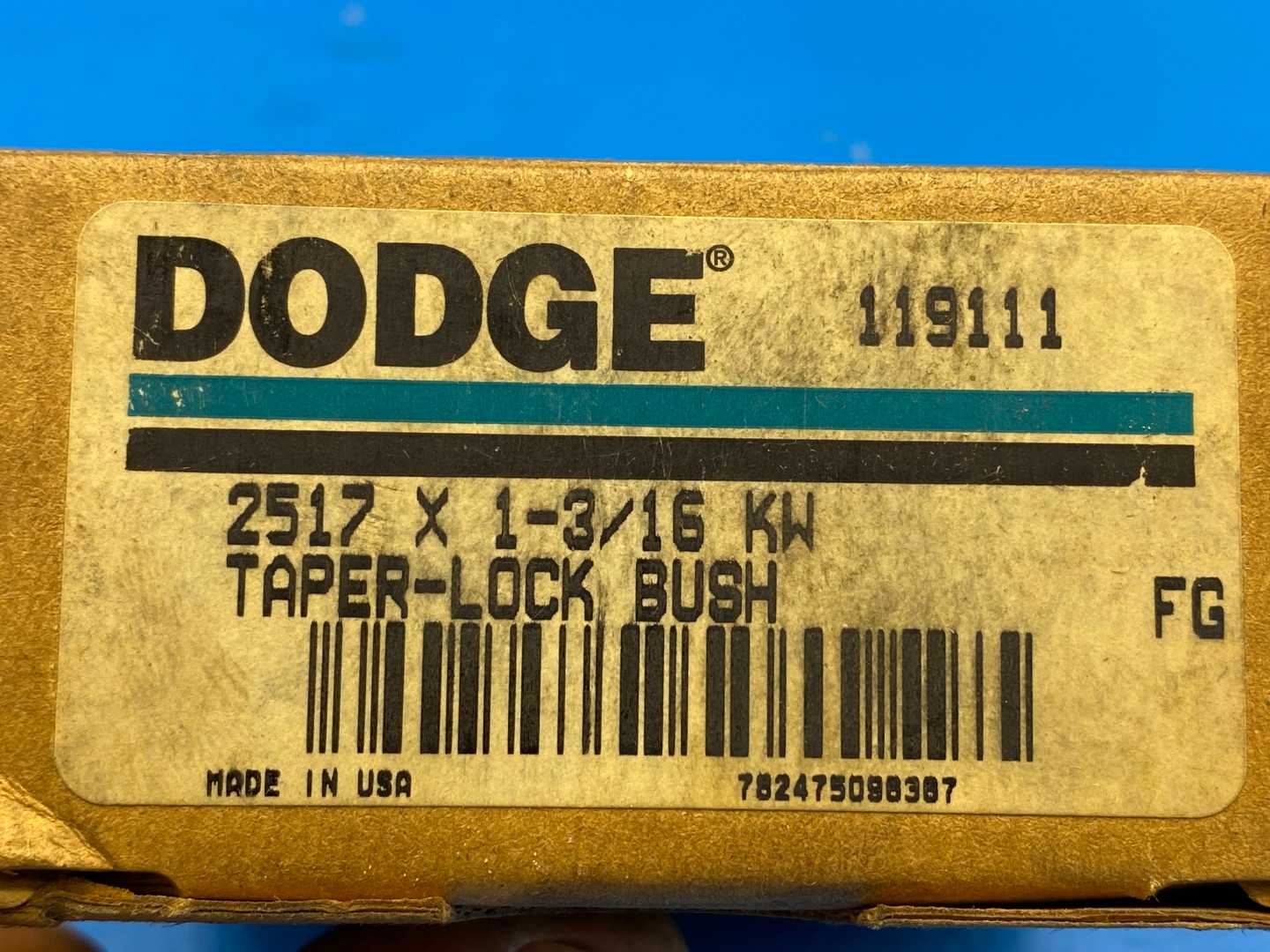 Dodge 2517 x 1-3/16 KW, Taper Lock Bushing 119111