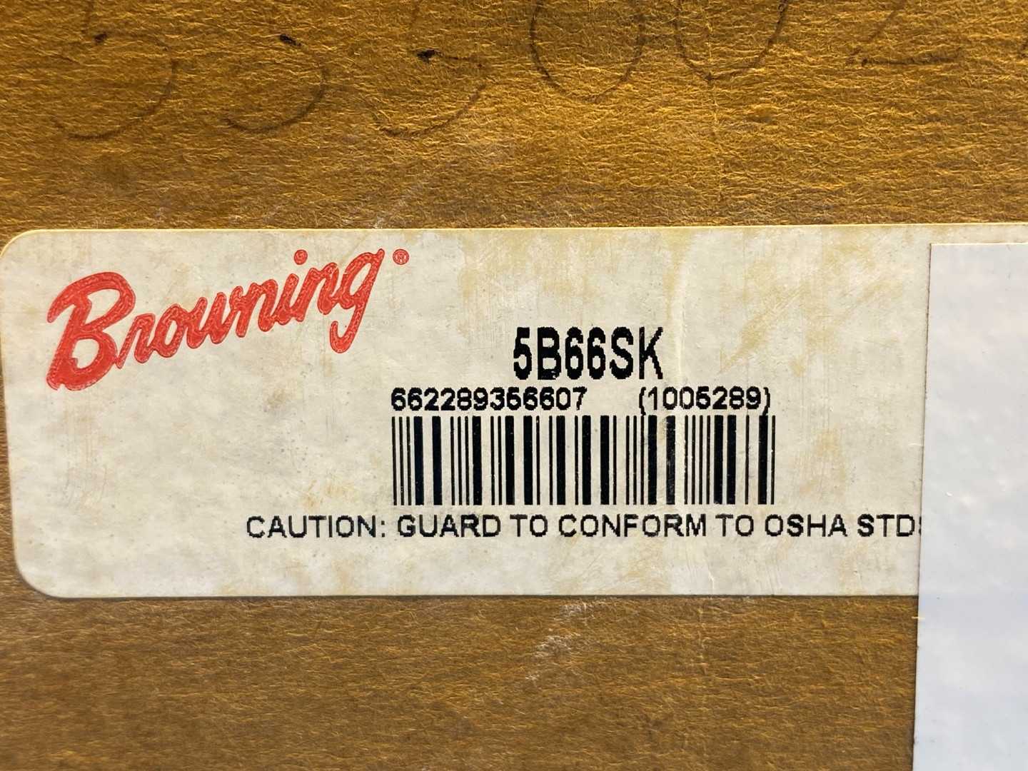 Browning 5B66SK 5 Groove Cast Iron Bushed Bore Multiple Sheave