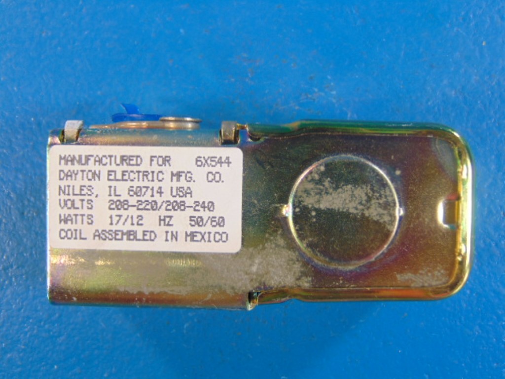 DAYTON 6X544 20-220/208-240V 17/12W 50/60HZ SOLENOID COIL