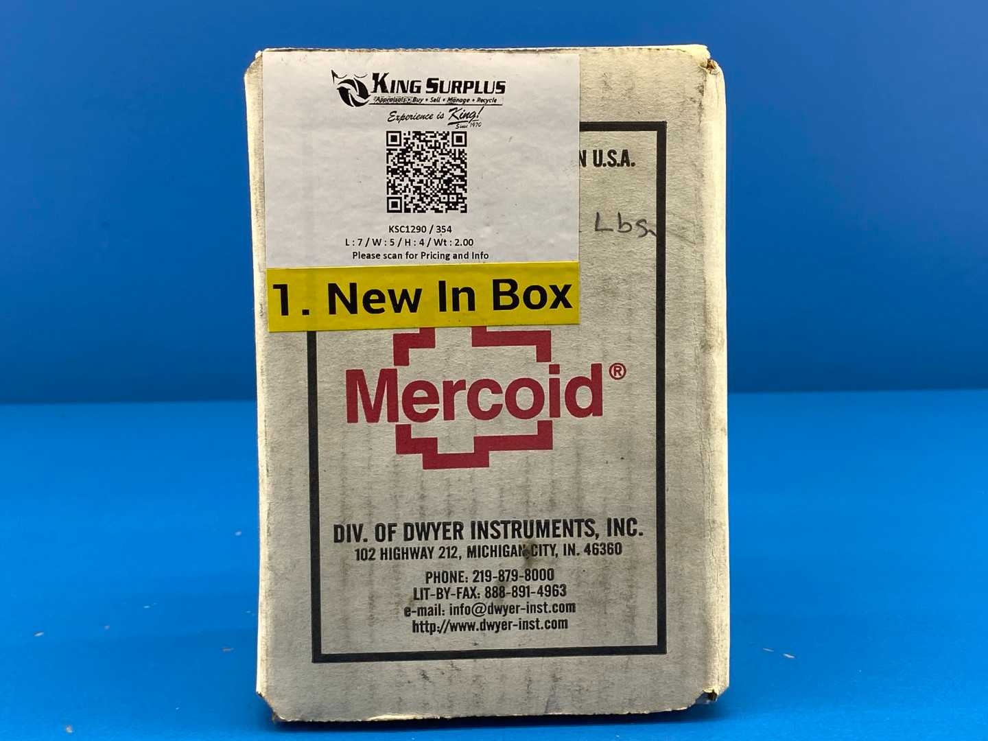 Mercoid Control AP-153-37 Diaphragm-operated adjustable pressure switch
