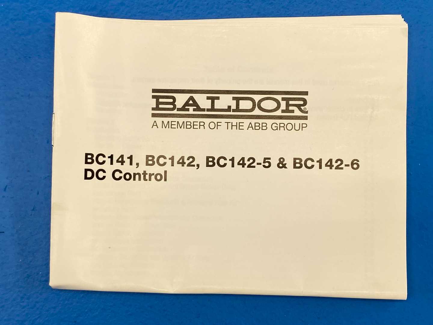 C142 BALDOR 16 Amp SCR 230VAC Chassis Drive 180VDC Output 1-Way (Part# CN3000A21)