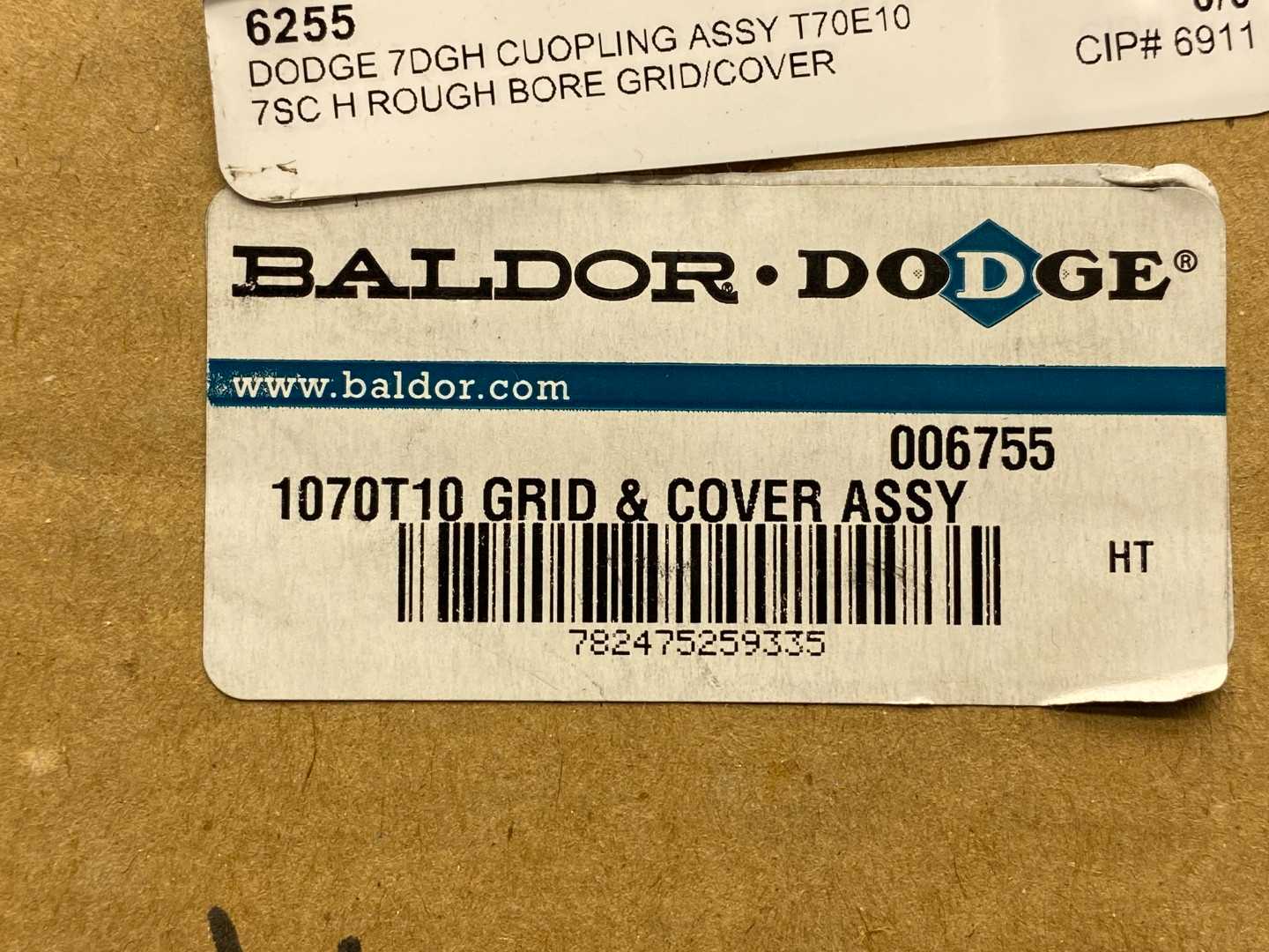 Dodge 1070T10 (006755) Horizontal Split Coupling Cover - Cover & Grid Assembly, Horizontal Split