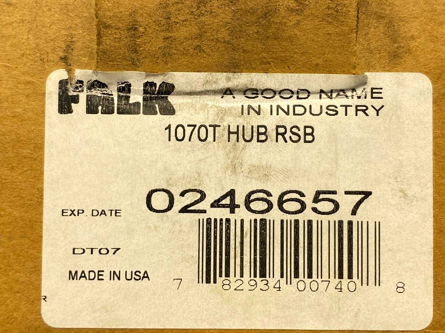 FALK 1070T HUB RSB 0246657