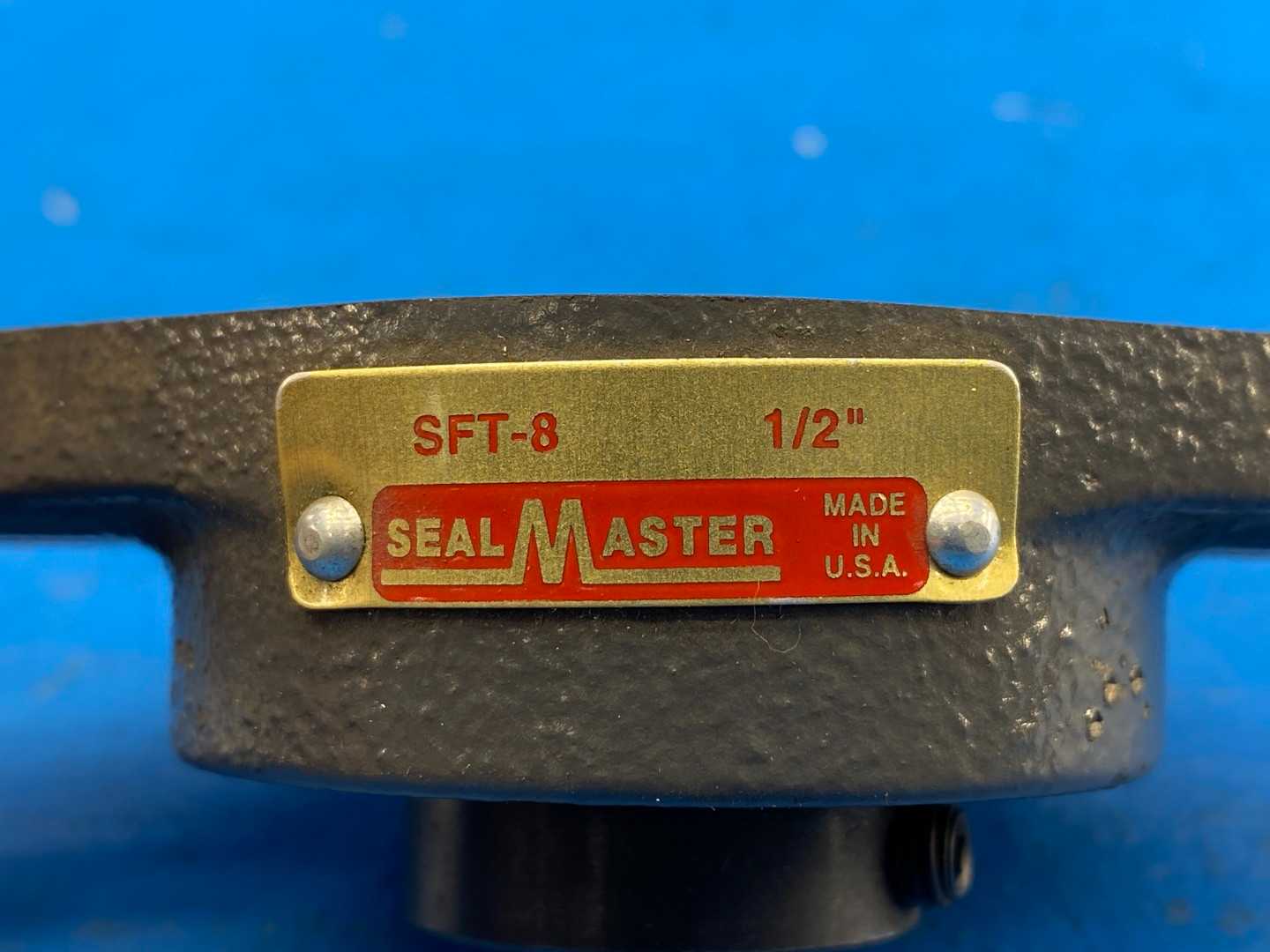 Sealmaster, SFT-8, Flange-Mount Ball Bearing Unit, 1/2" bore / 2-bolt flange / set screw locking