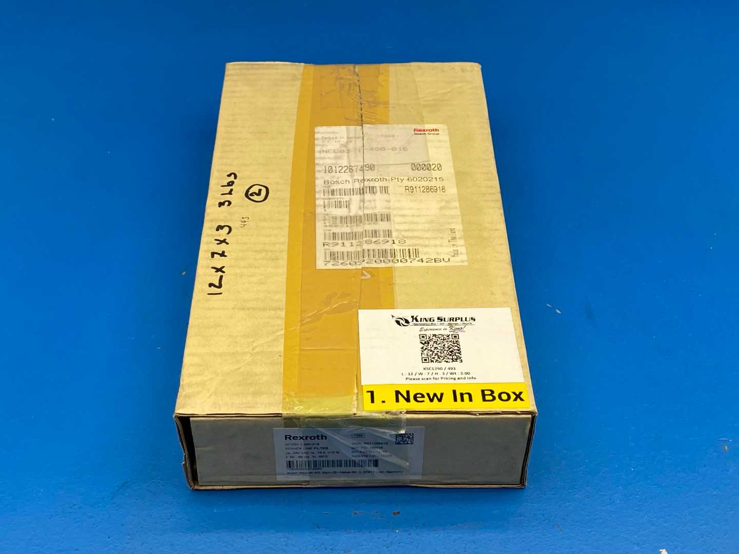 Rexroth NFD03. 1-480-016 Power Line Filter (MNR: R911286918)