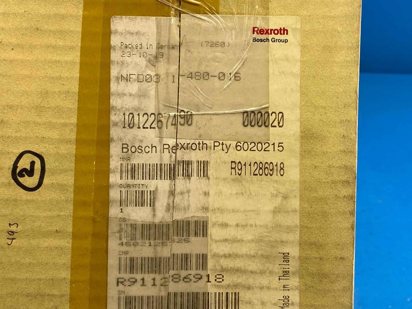 Rexroth NFD03. 1-480-016 Power Line Filter (MNR: R911286918)