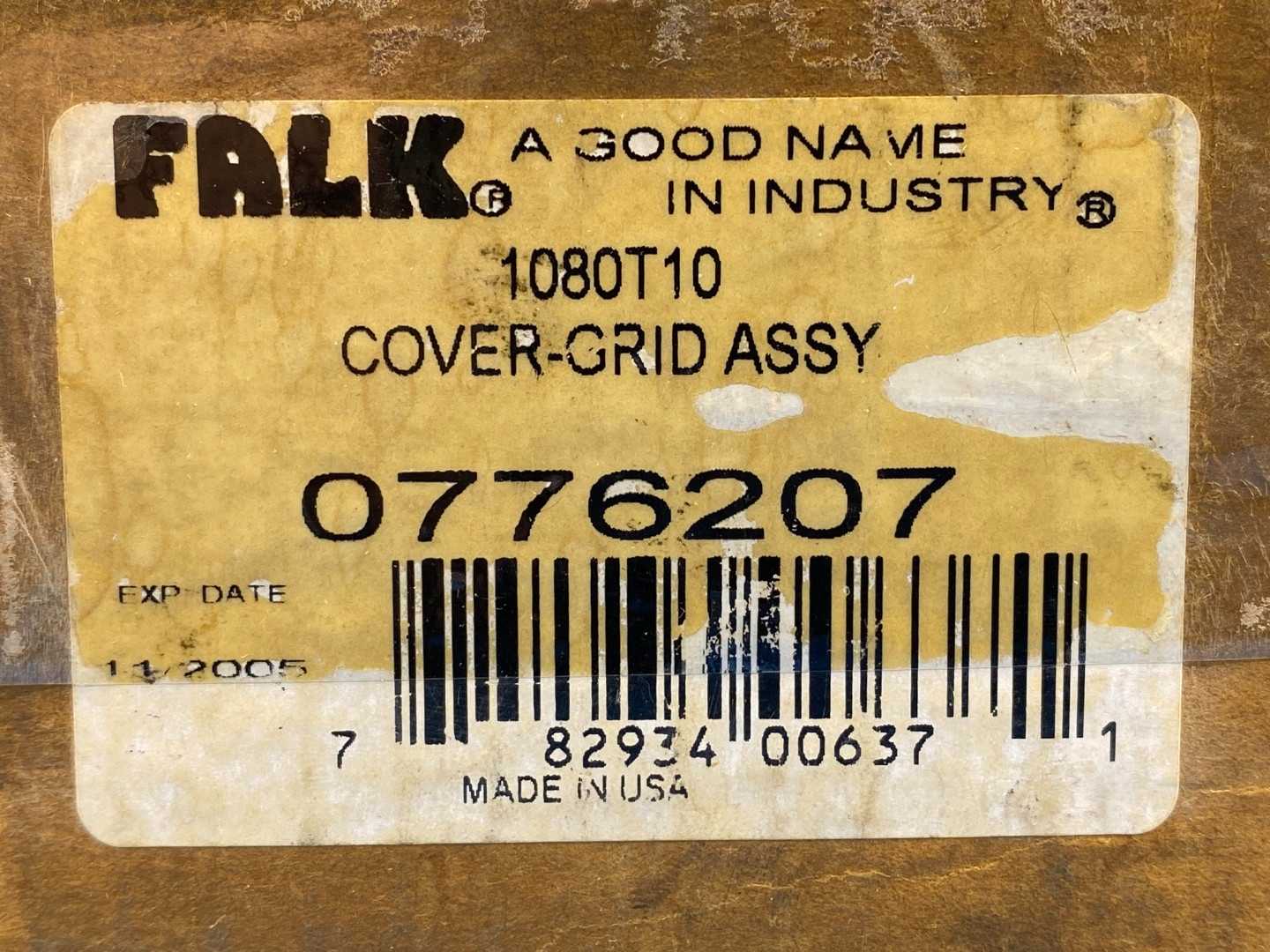 Falk Steelflex 1080T10 COVER-GRID ASSY 776207