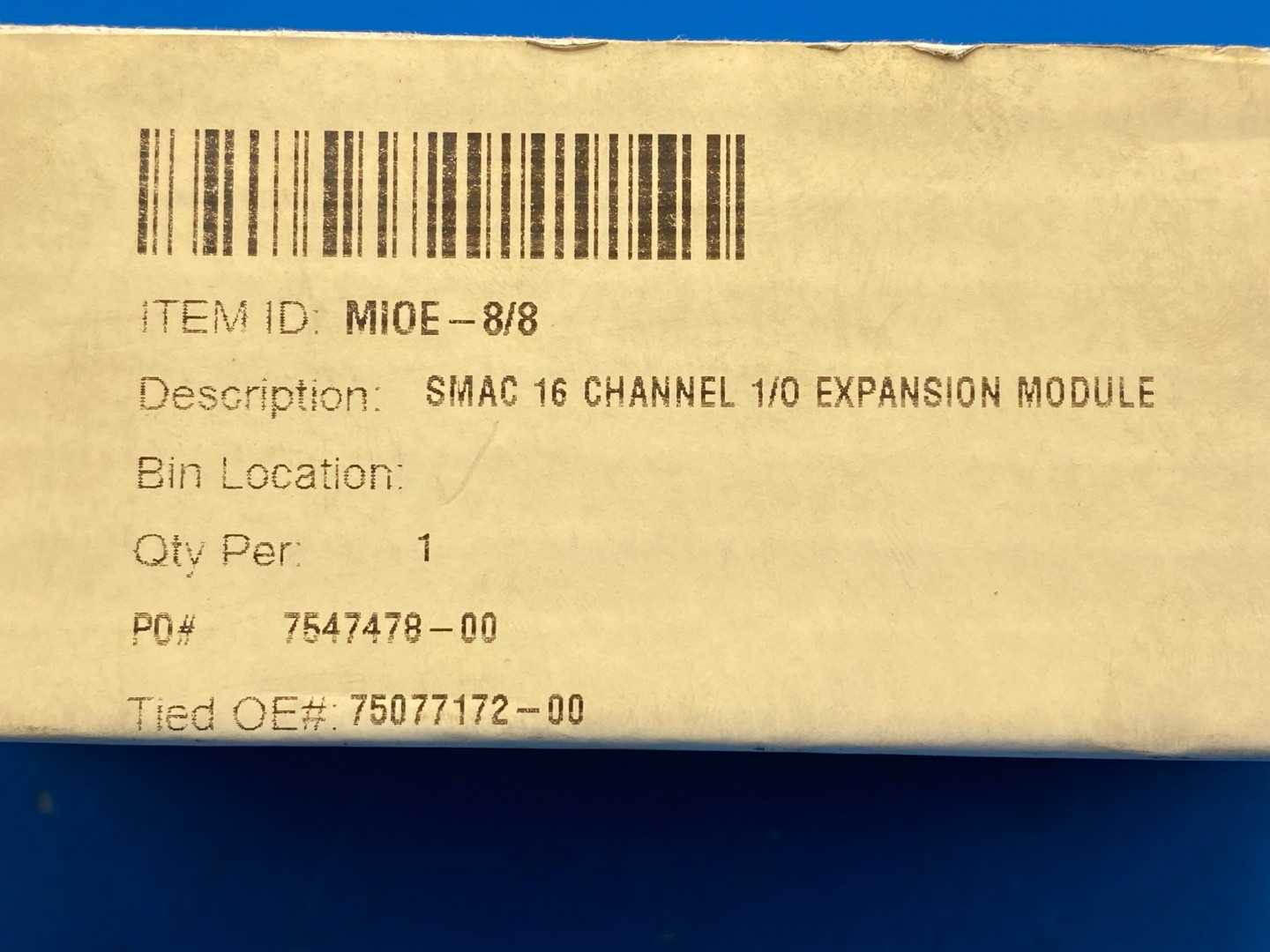 SMAC MIOE-8/8 I/O Expansion Module 16-Channel Digital Input/Output
