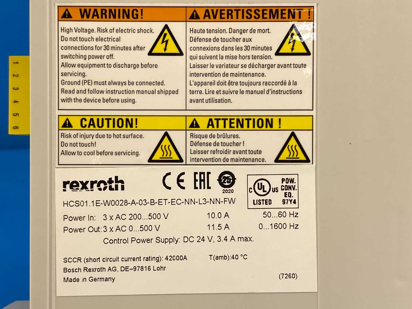 Rexroth HCS01.1E-W0028-A-03-B-ET-EC-NN-L3-NN-FW