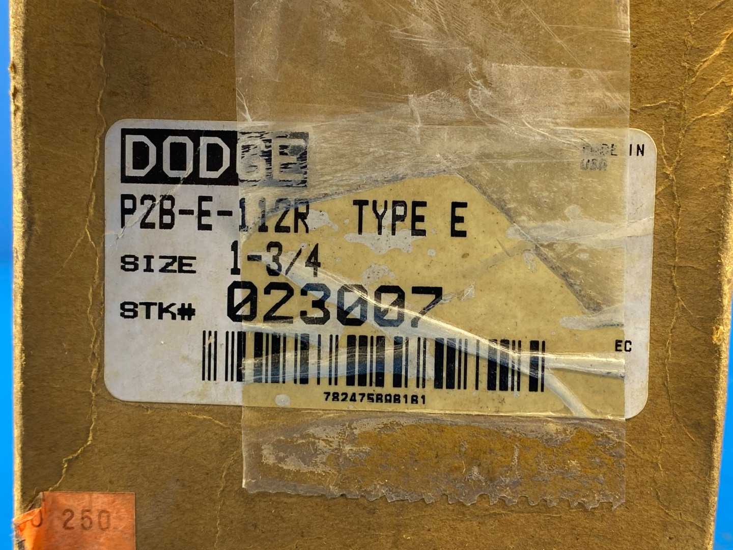 Dodge P2B-E-112R (023007) 1-3/4" Bore, Mounted Ball Bearing Type E