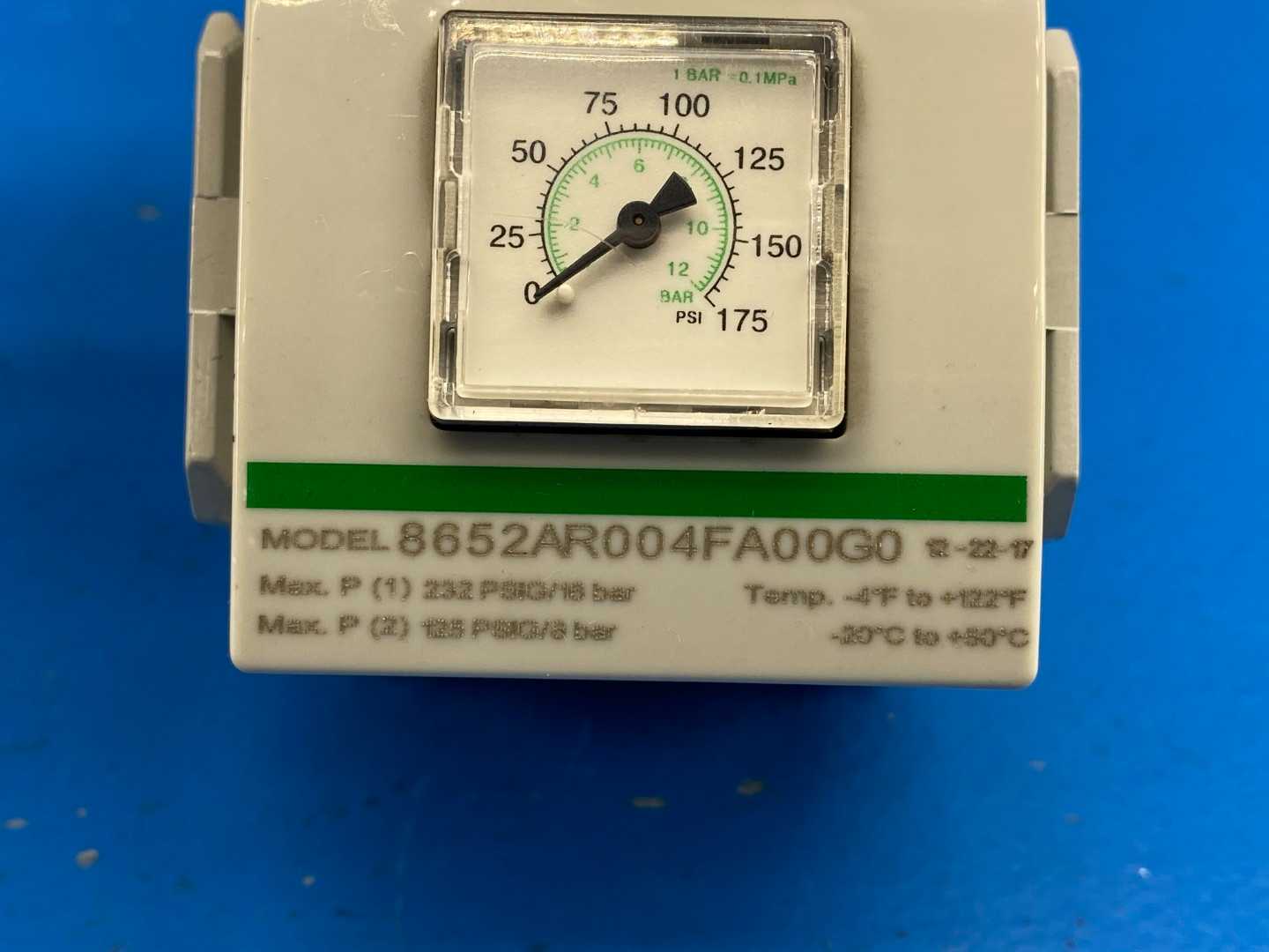 ASCO Numatics 8652AR004FA00G0, Pressure Regulator