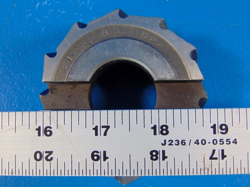 U.T.D.CO  3 1-2 R Cutter Wheel 1" Shaft