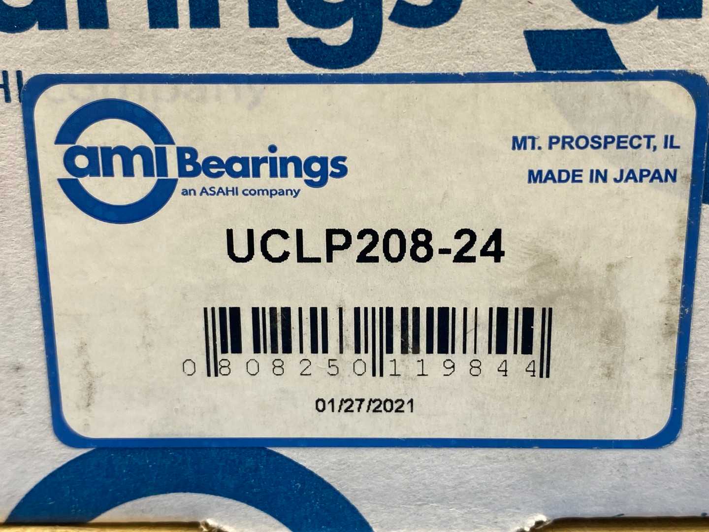 AMI Bearings UCLP208-24, Mounted Ball Bearings