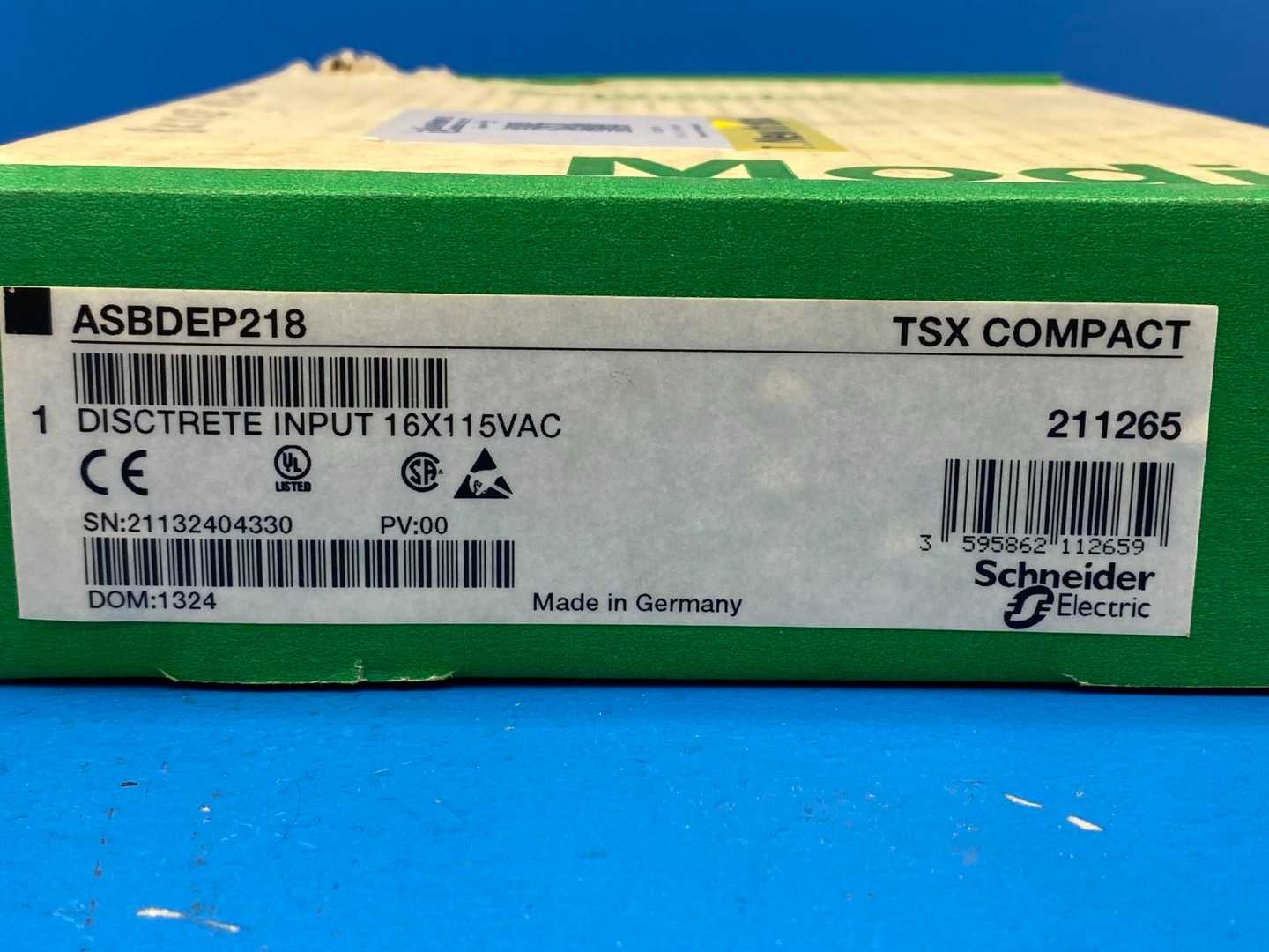 Schneider Electric ASBDEP218, TSX Compact Discrete Input 16x115VAC (211265)