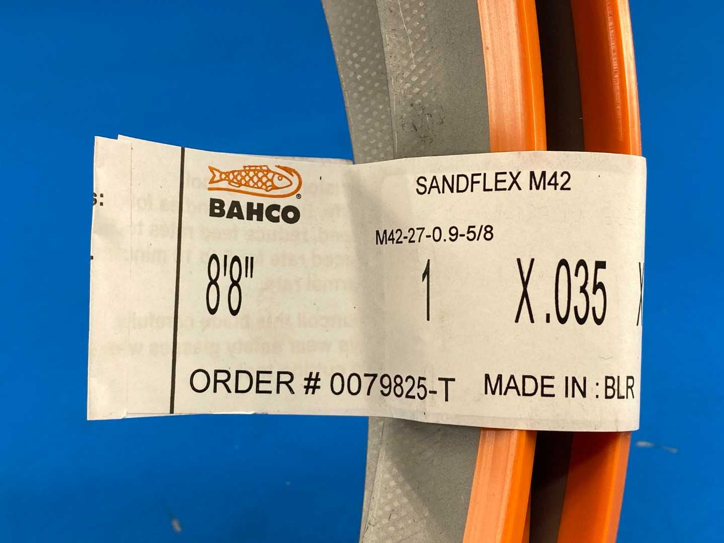 BAHCO Sandflex M42, Band Saw Blades, 8ft 8" Length, 0.35Thickness, 5/8 Teeth Type