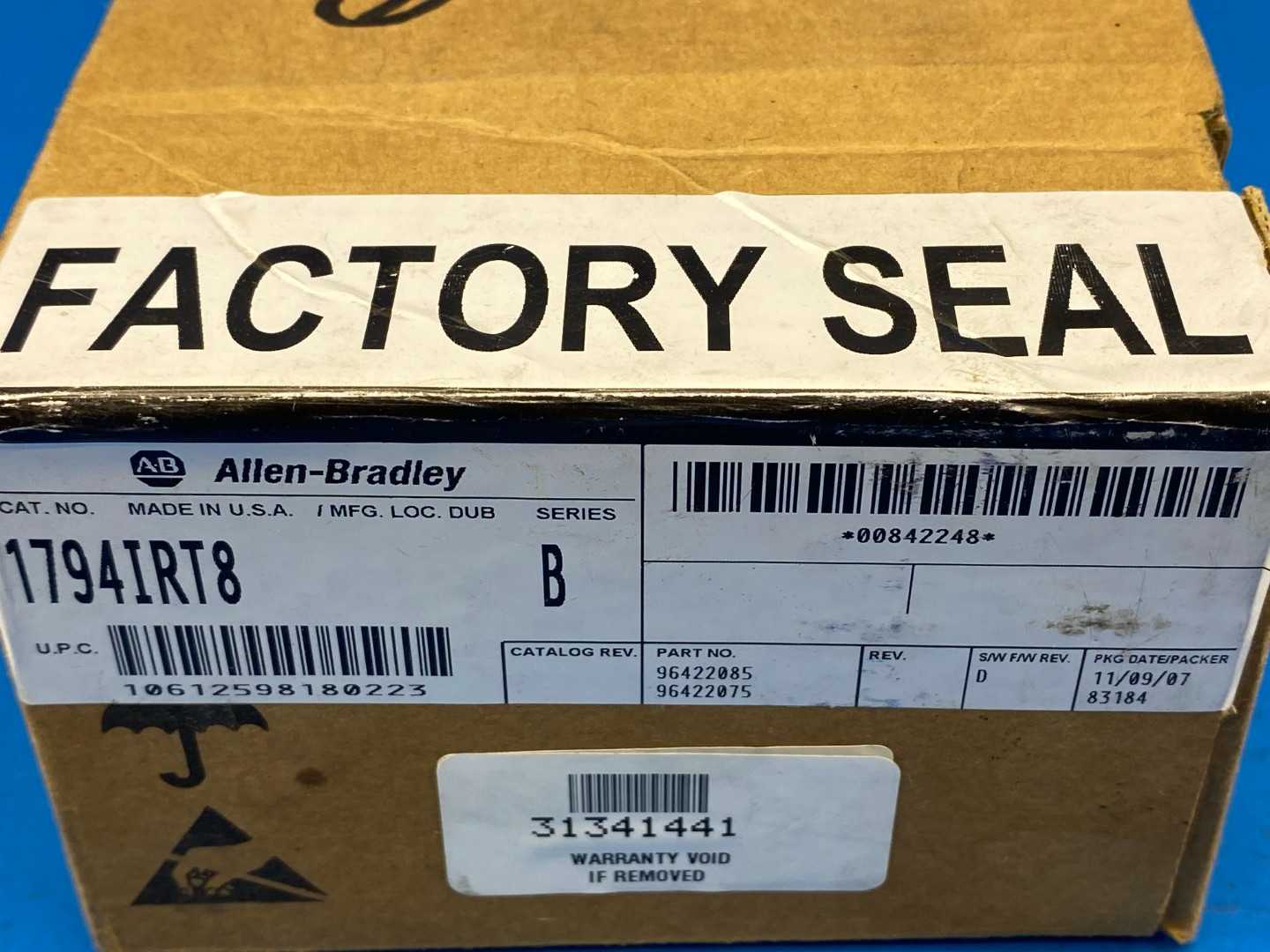 Allen-Bradley 1794-IRT8 B Flex 8 Point Thermocouple RTD Module