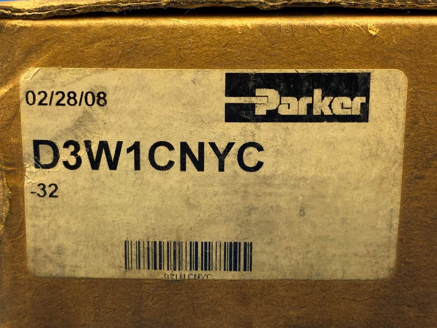 Parker D3W1CNYC-32 Hydraulic Directional Control Valve 5000PSI MAX Ports A&B 1500PSI MAX Tankl