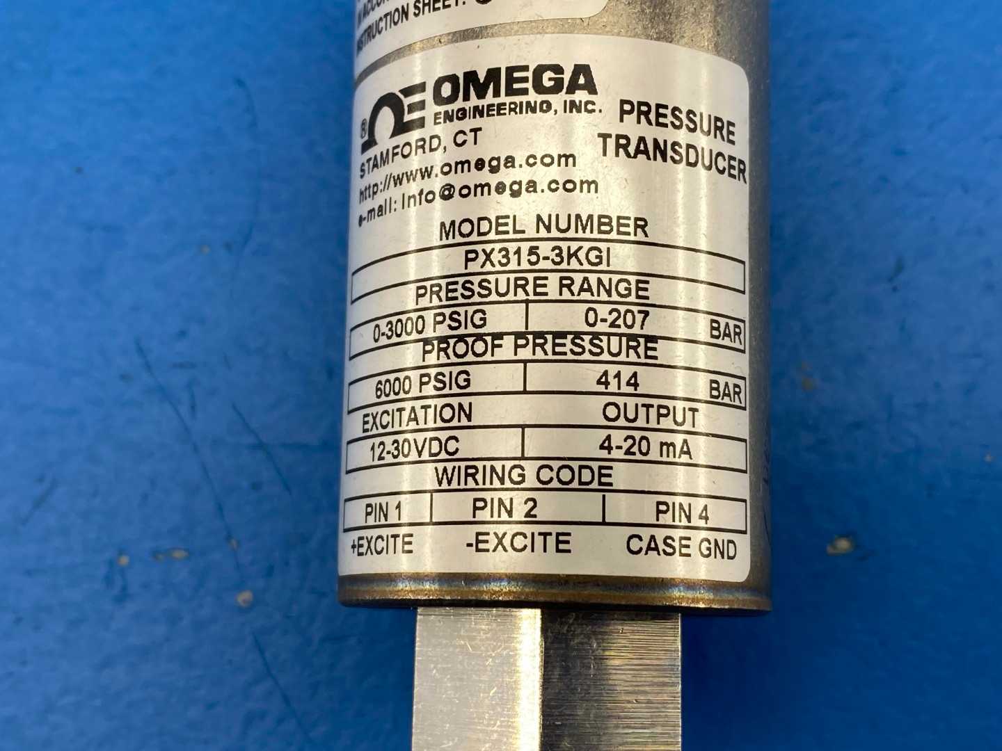 Omega PX315-3KGI, Pressure Transducer/Sensor