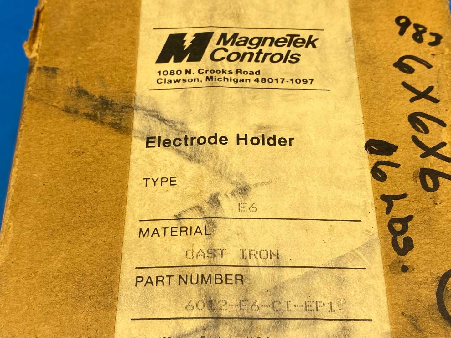Magnetek Controls Cast Iron Electrode Holder, 6012-E6-CI-EP1,