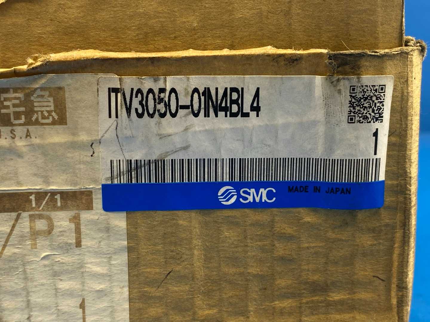 SMC ITV3050-01N4BL4 Electro-Pneumatic Regulator ITV3000 130PSI 24VDC