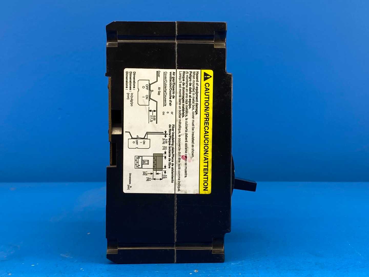 30Amp Square D FAL34030 Circuit Breaker, 3-Pole, 480V AC, 250V DC, 50/60 Hz