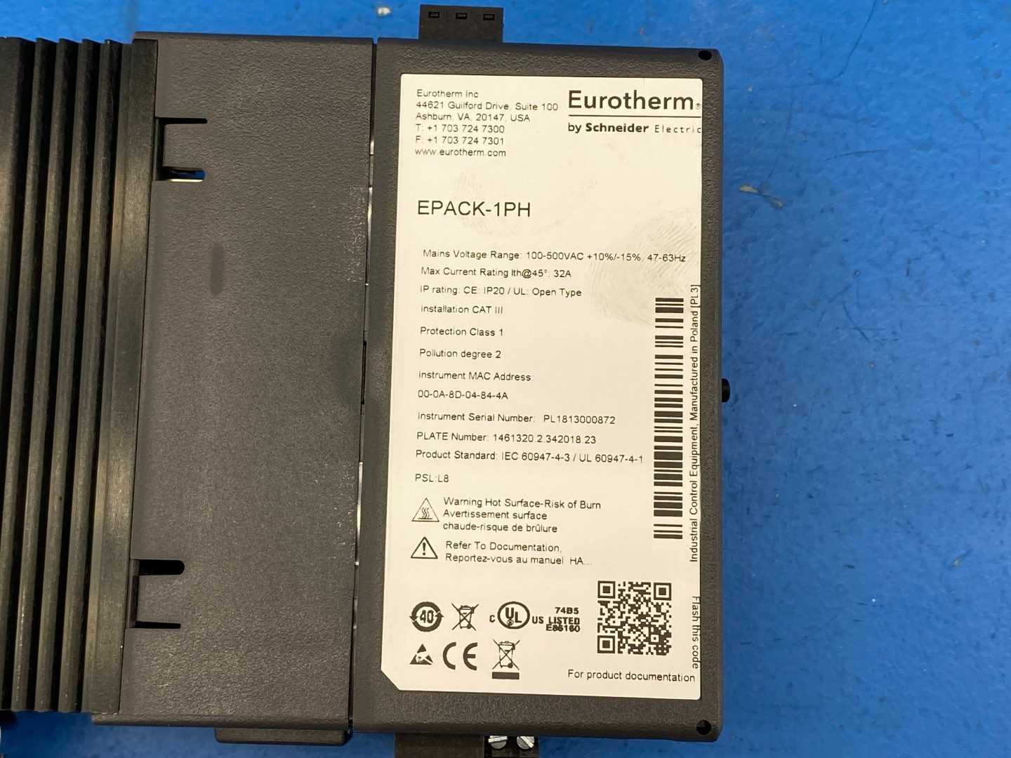 Eurotherm EPack-1PH Compact SCR Power Controllers, 25A, 500V