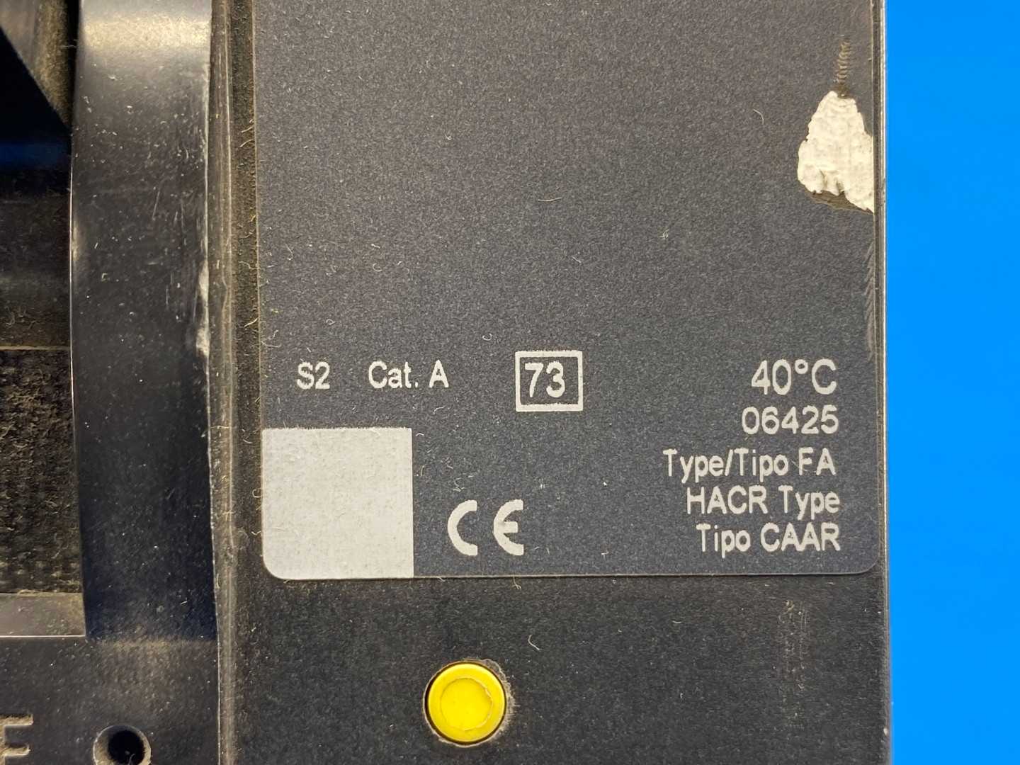 60Amp Square D FA34060, Circuit Breaker 3-Pole 3 Phase