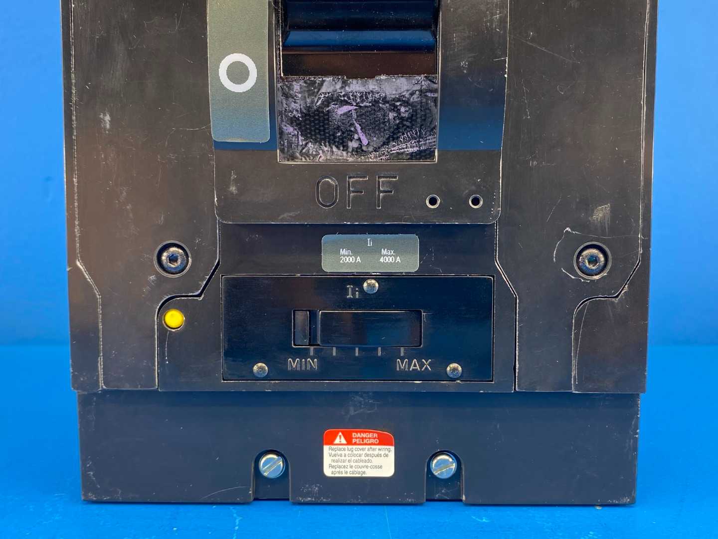 Square D LAL36400 Circuit Breaker 400 Amp 3 Pole 600V 3 Phase LAL Series Molded Case