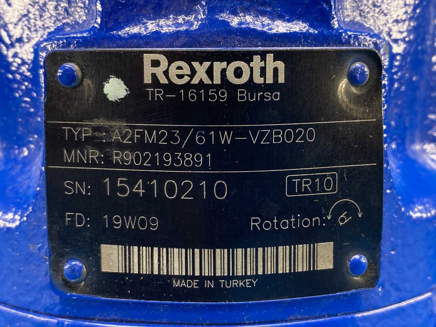 Rexroth A2FM23/61W-VZB020 (MNR: R902193891), Piston Motor