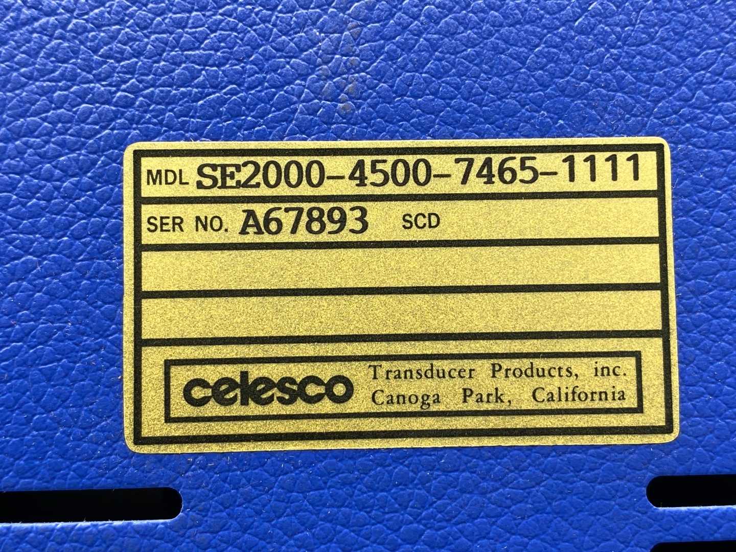 Celesco SE2000-4500-7465-1111 Transducer Display 115V Precision Measurement with Limit Control