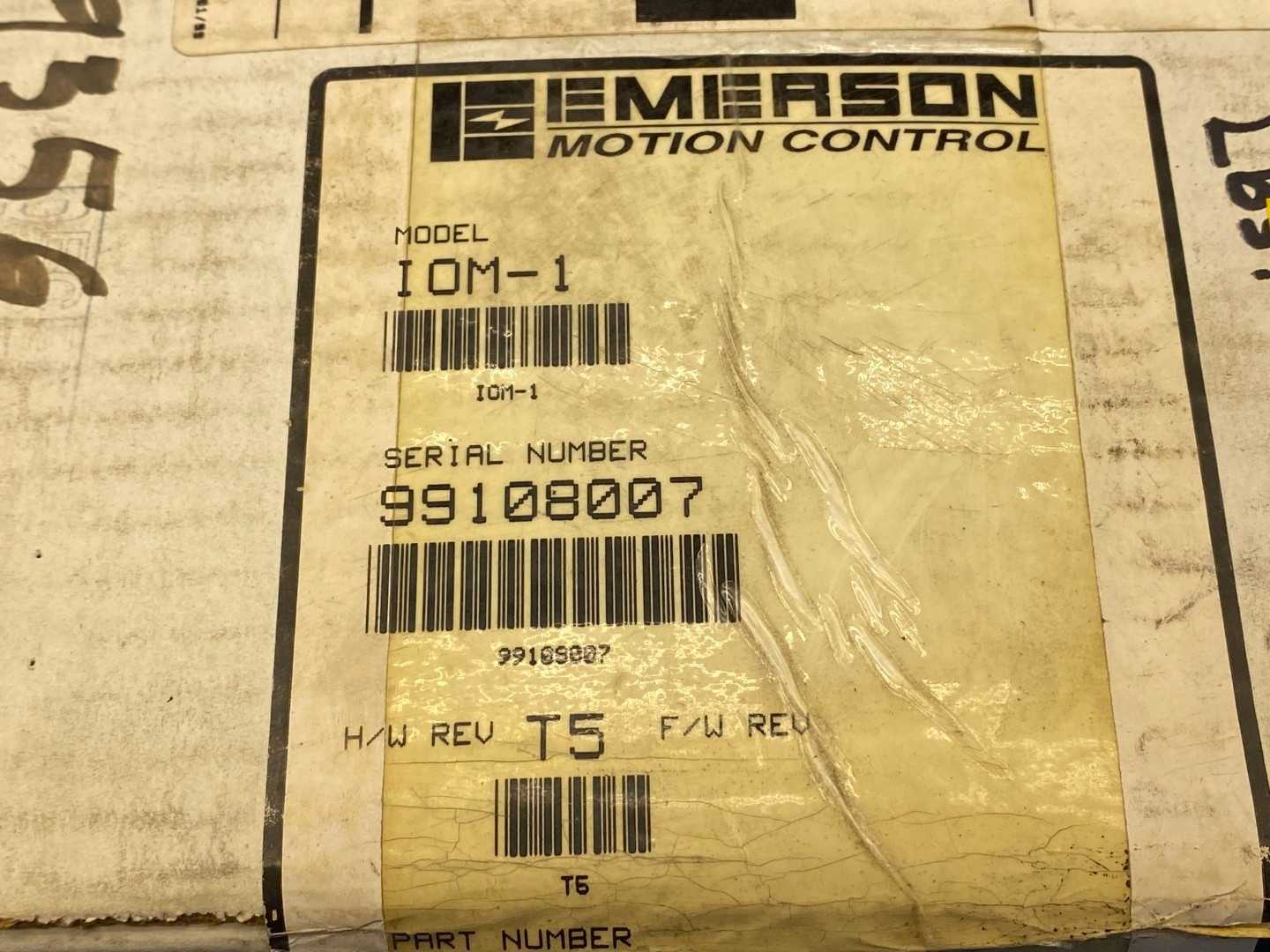 Emerson IOM-1 (960020-01)
