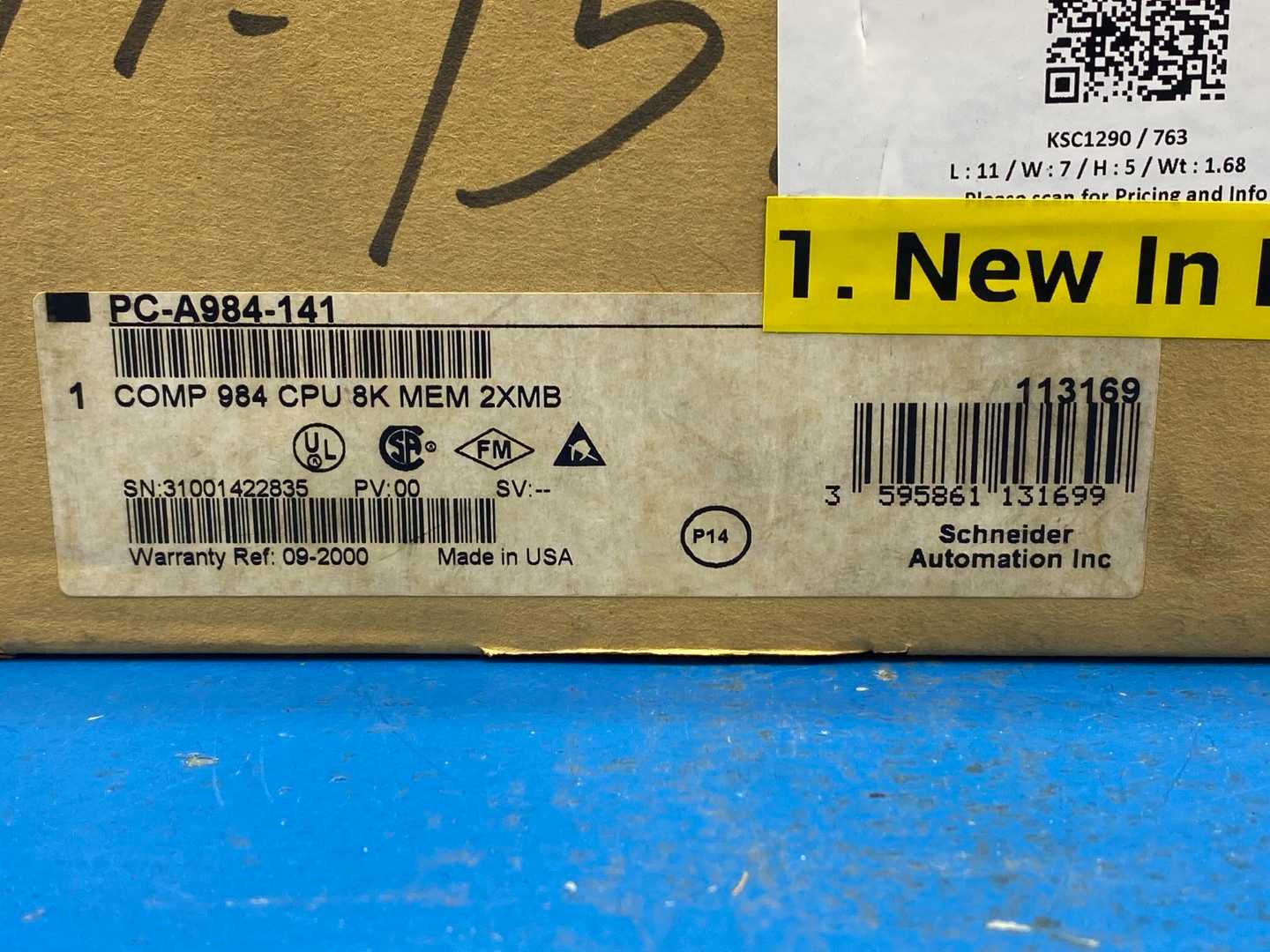 Schneider Electric PC-A984-141, Comp 984 8K MEM 2XMB