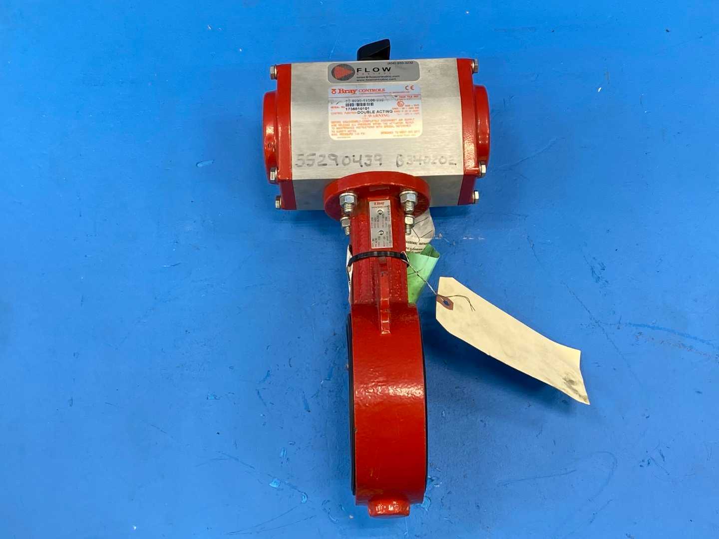 Bray Controls 92-0930-11300-532 with 4" Butterfly Valve