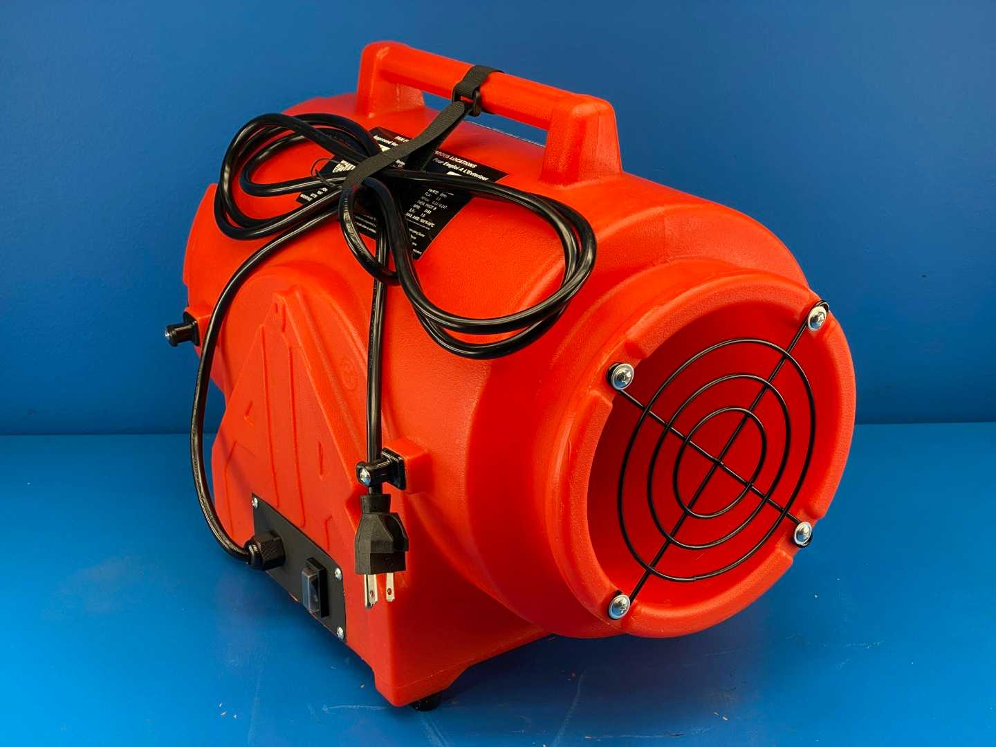 Air Systems International Inc. CVF-8AC, 8' Fan, Orange Plastic. 115VAC1 60Hz