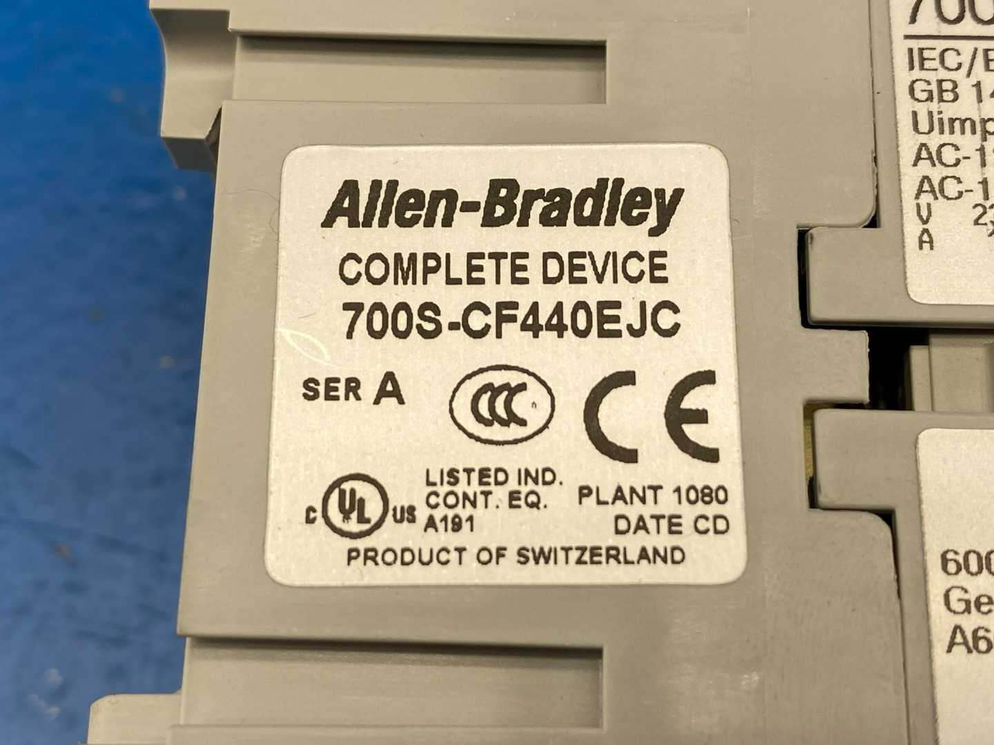 Allen-Bradley 700S-CF440EJC, Safety Control Relay Series A