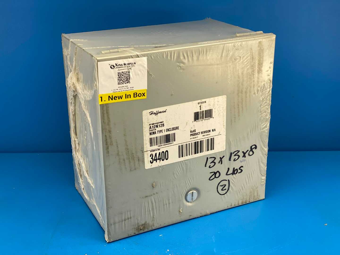 Hoffman A12N128 NEMA Type 1 Enclosure
