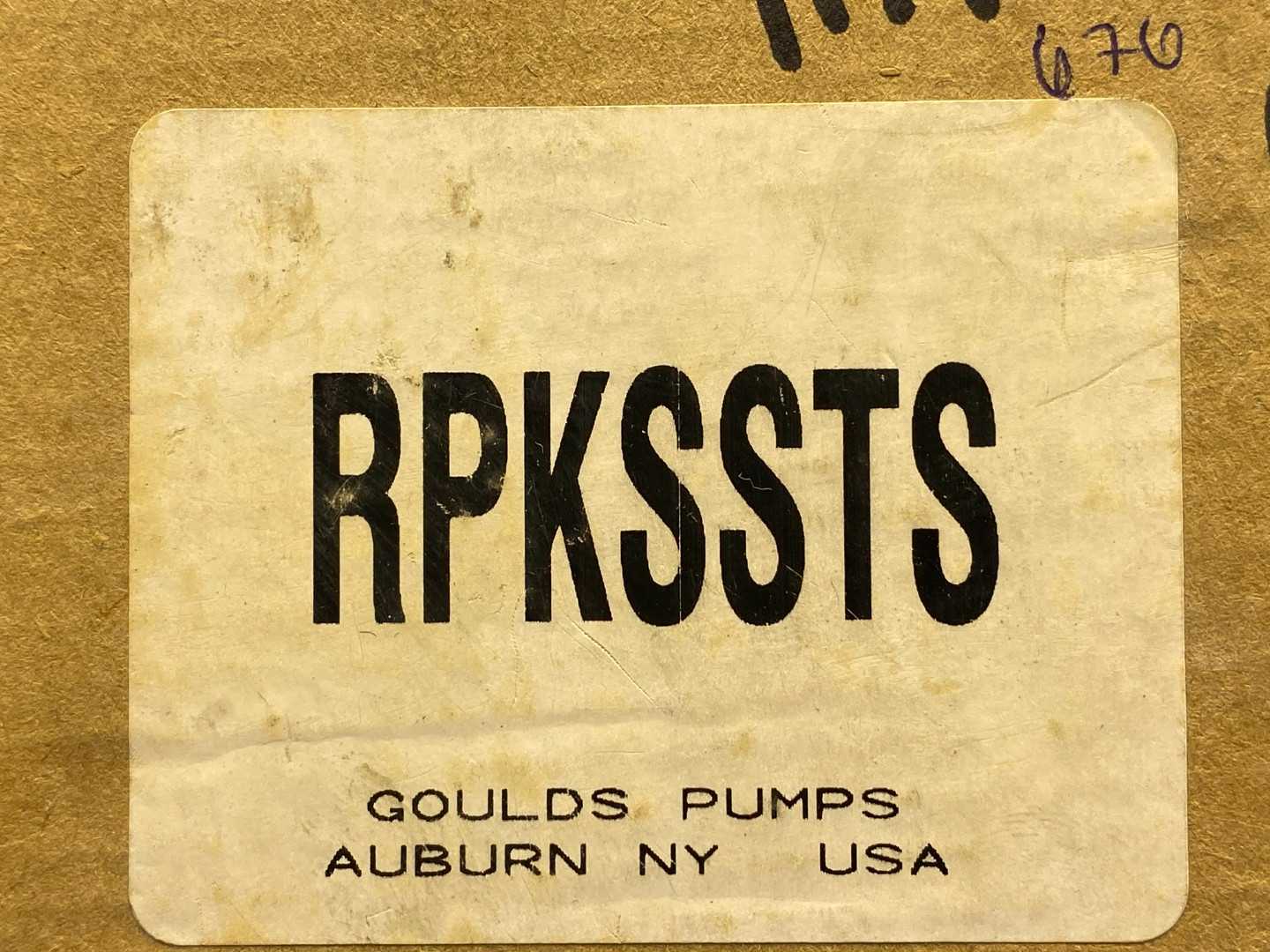 Gould Pumps RPKSSTS Seal Repair Kit