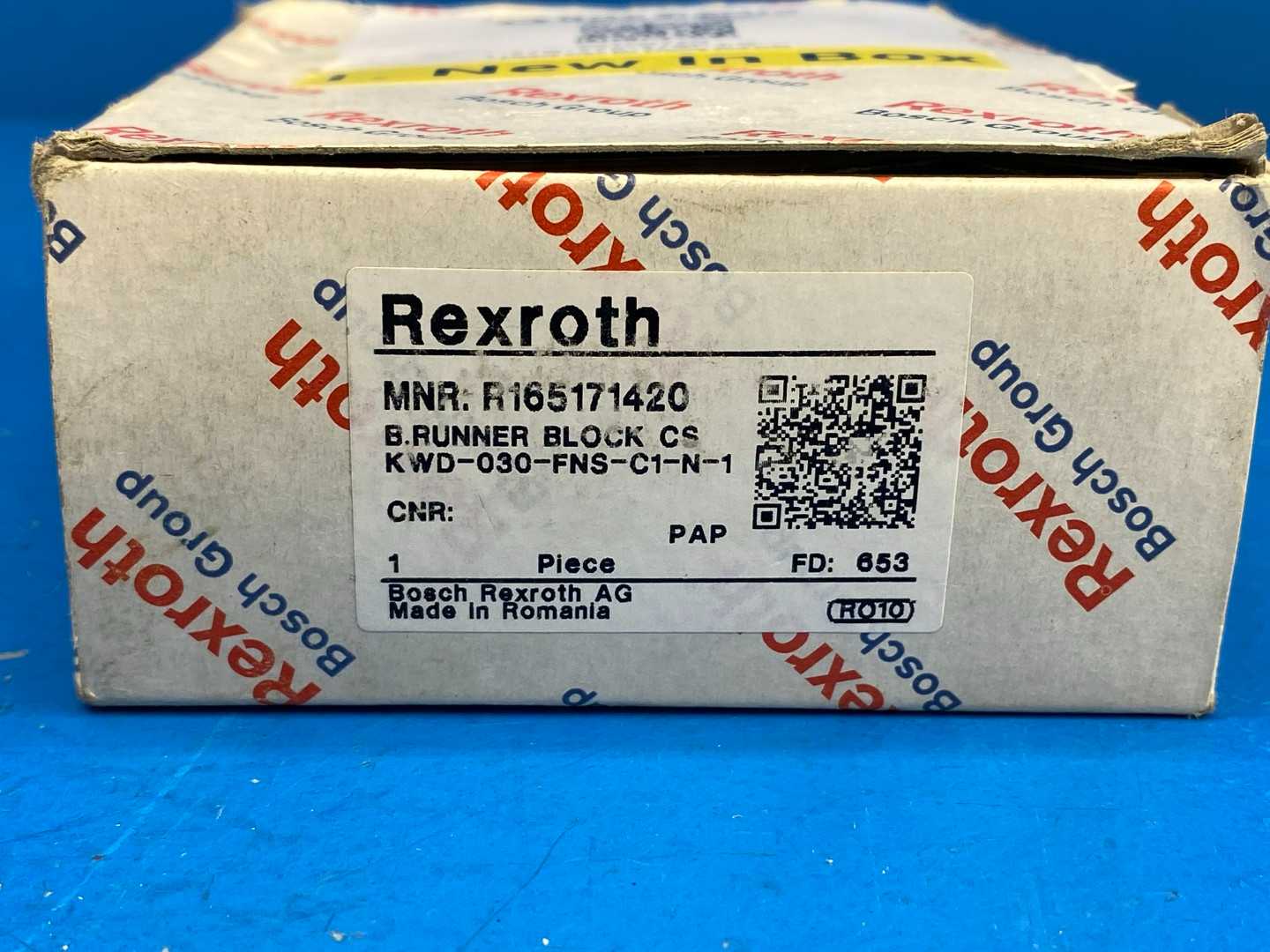 Rexroth R165171420 Ball Runner Block Carbon Steel KWD-030-FNS-C1-N-1