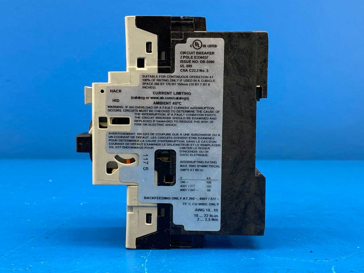 Allen-Bradley 140U-D6D2-B50 Circuit Breaker, Series B