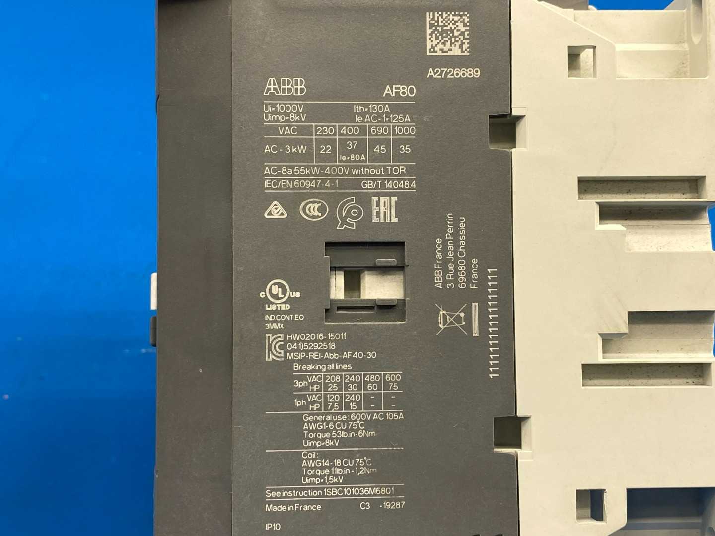 ABB AF80-30-00-11 Contactor