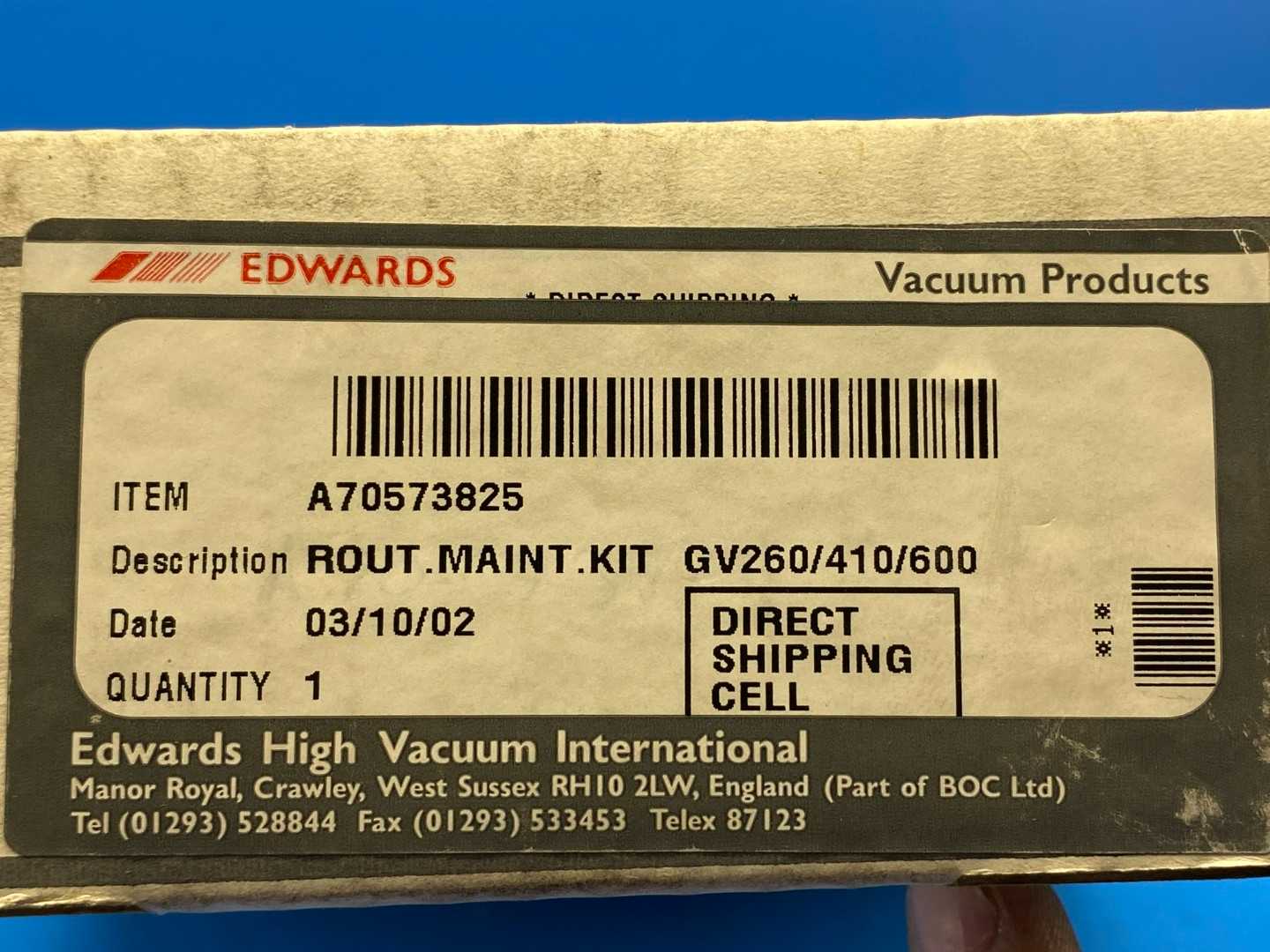 Edwards Vacuum Products A705-73-825 
