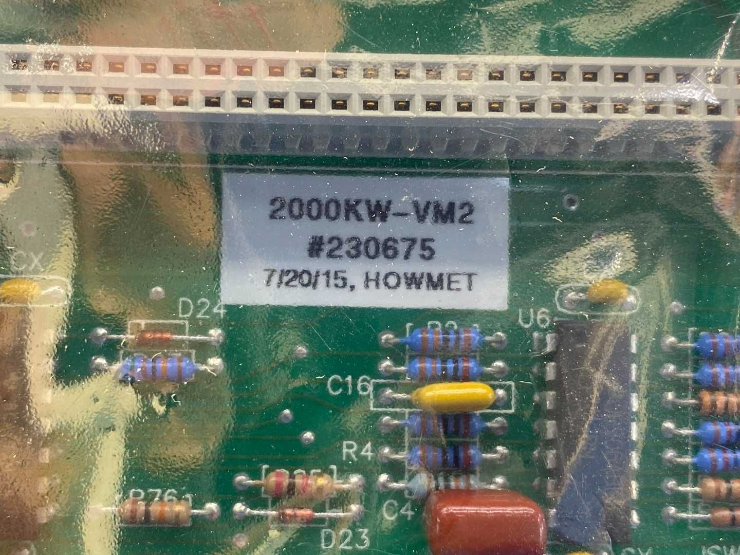 Inductotherm IP#806620, S0928, 2000KW-VW2 #230675 Circuit Board