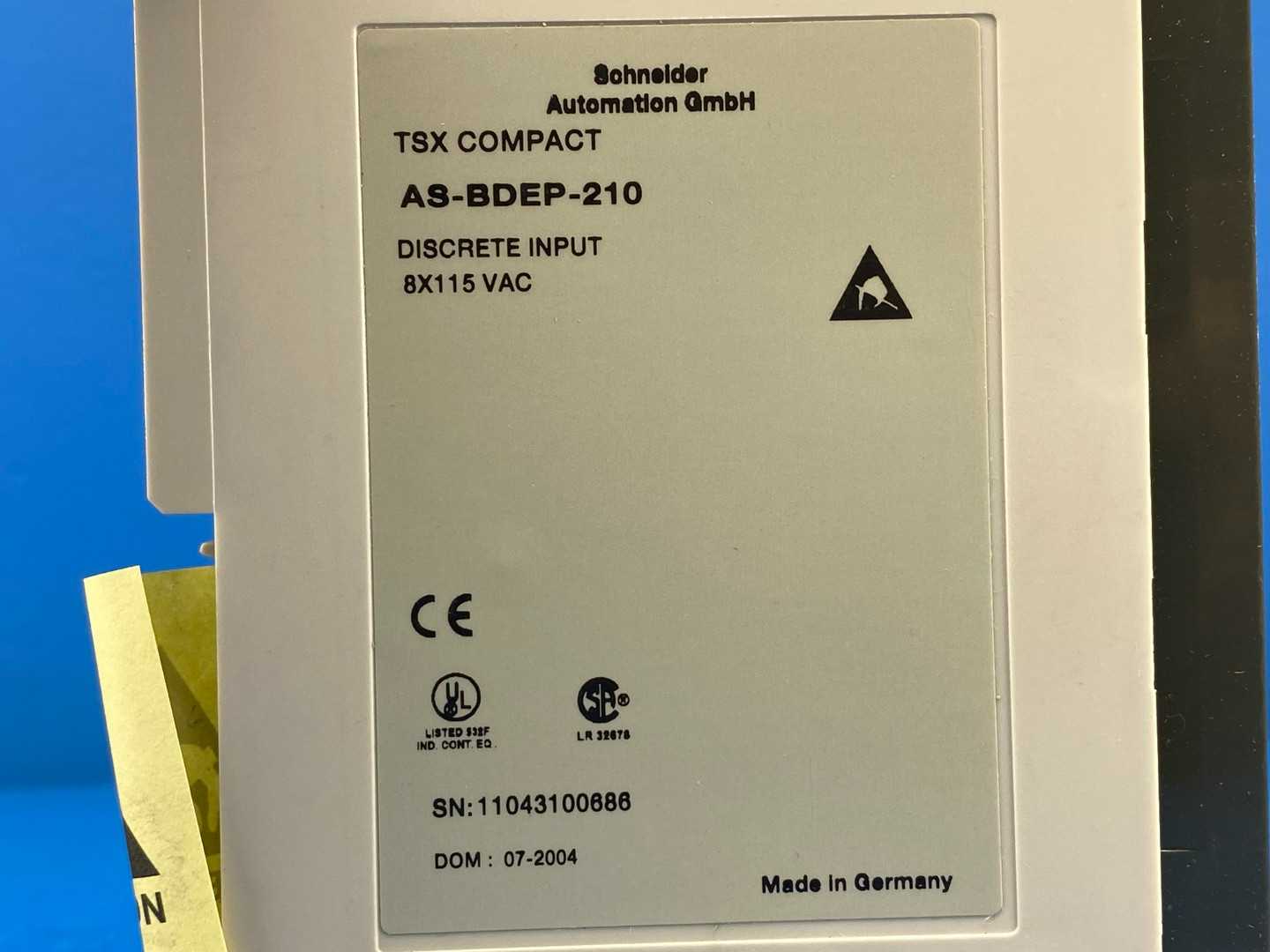 Schneider Electric AS-BDEP-210, Discrete Input Module 8x115