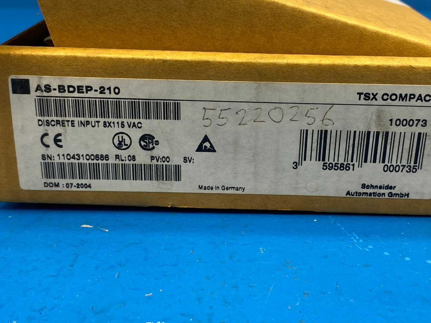 Schneider Electric AS-BDEP-210, Discrete Input Module 8x115