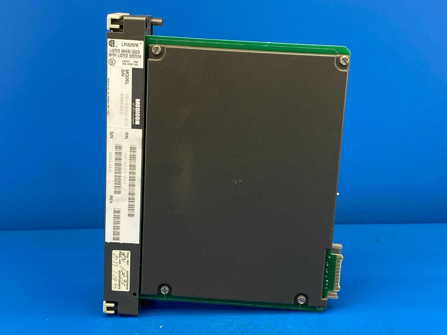AEG Modicon AS-B833-016 24 VDC, 16 Inputs, True-Logic Input Module