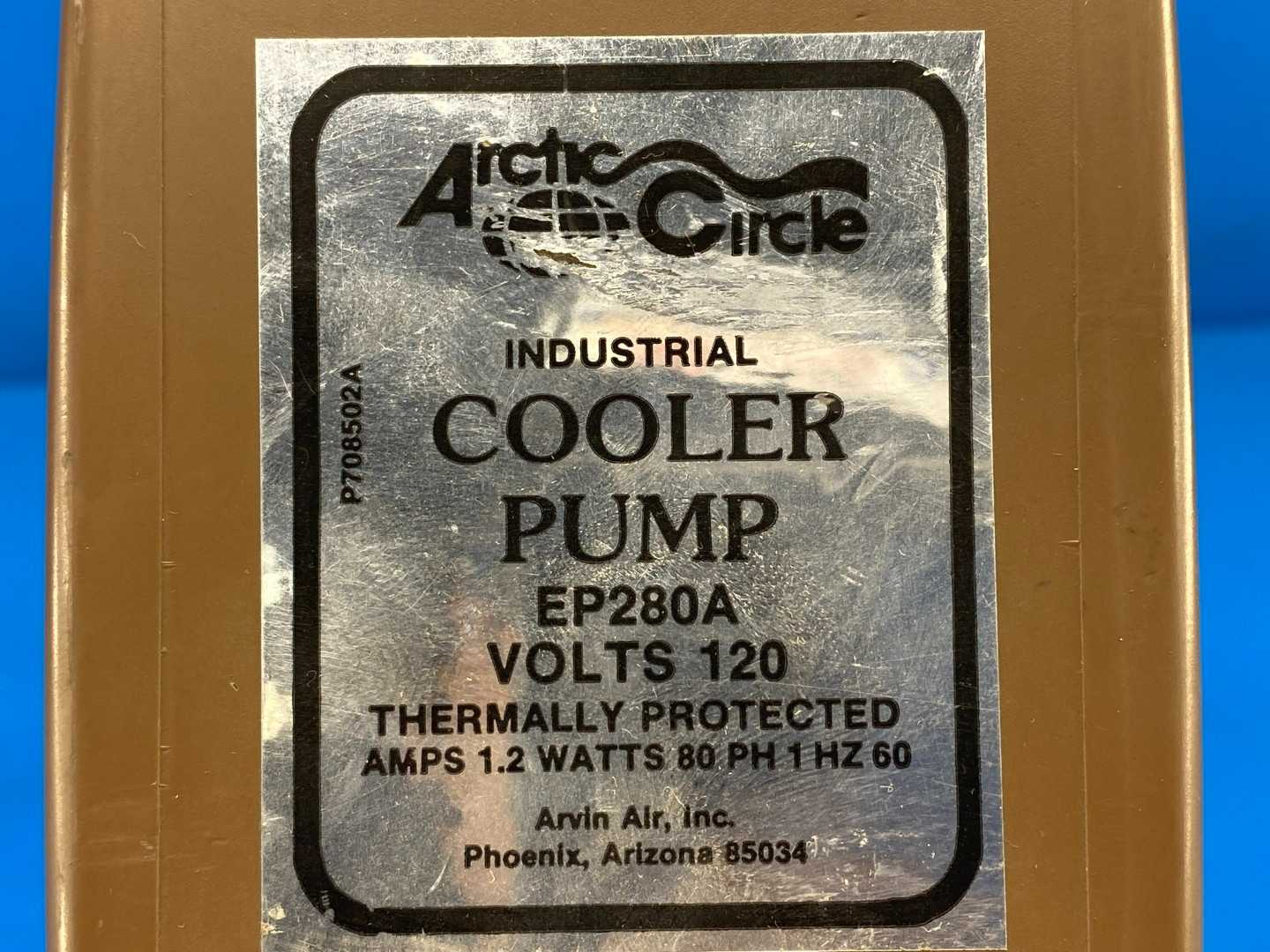 Arctic Circle EP280A, Industrial Evaporator Cooler Pump Thermally Protected 120V