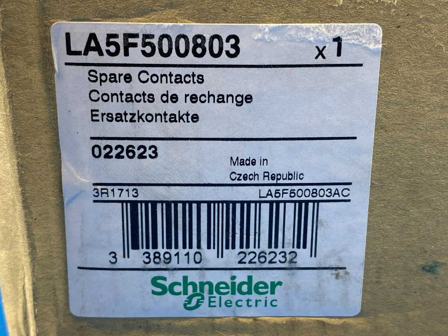 Schneider Electric LA5F500803 Spare Auxiliary Contacts 3NO-1NC for LC1F500-F630 Contactors