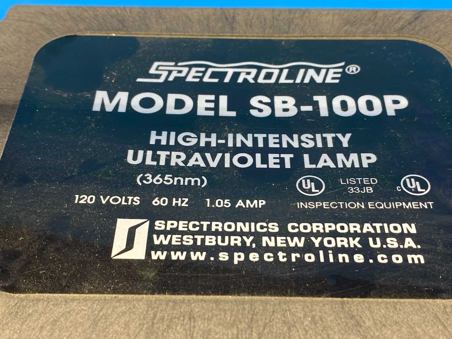 Spectroline SB-100P, 100-Watt Ultraviolet Lamp