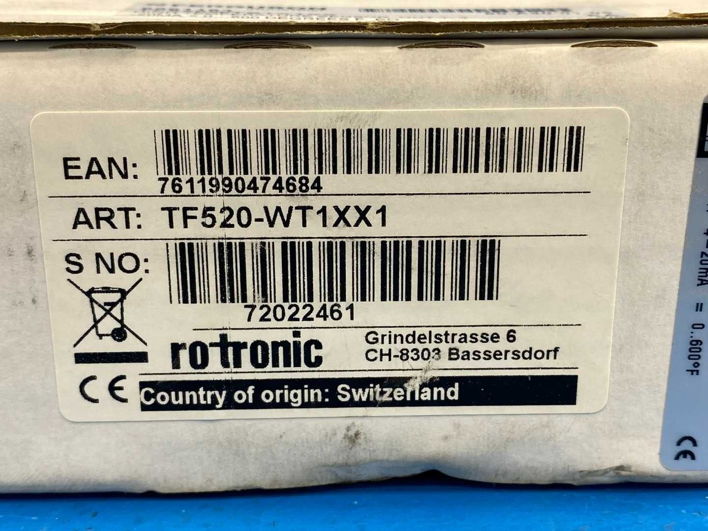 Rotronic HygroFlex TF520-WT1XX1 (TF520WTSTX1)